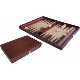 Backgammon tok fa berakással 35x24cm