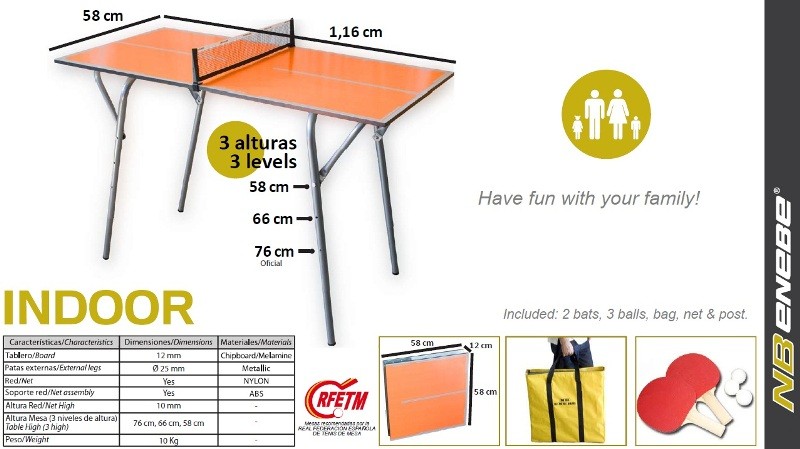 Mini ping pong asztal